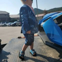 The Sparkling Spur Kids Of A King Tropical Palms Sports Jacket