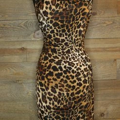 Cache Leopard Dress