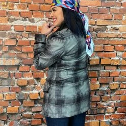 Teton Trade Cloth Elias Not Afraid - Satin Scarf Geometric Hats/Headbands/Scarves/Gloves