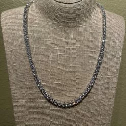 The Sparkling Spur New Arrivals 20" Silver Tennis Necklace