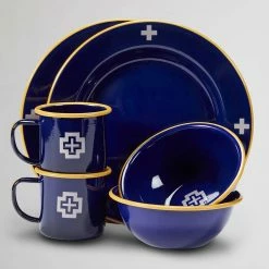 Pendleton Camp Enamelware Dishes