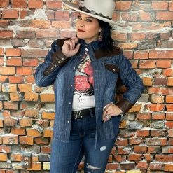 Double D Ranch Wear - Wild Horses Collection Switchback Jacket Jackets