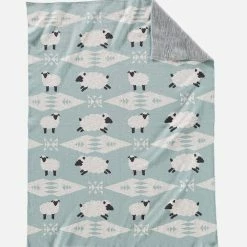 Pendleton Knit Baby Blanket With Beanie