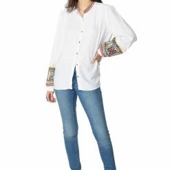 Double D Ranch Wear - Folk Foray Collection Tops Haithi Top