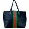 Parker & Hyde Jet Black Hyde Stripe Tote (Exclusive To Parker Hyde) New Arrivals