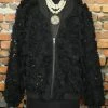 Tasha Polizzi Jackets Rosette & Leopard Jacket