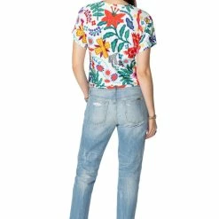 Double D Ranch Wear - Folk Foray Collection Tops Nina Tie Top