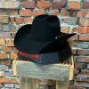 American Hat Company Men's Hats 1000X BLACK FELT HAT 2 American Hat Company Men's Hats 1000X BLACK FELT HAT