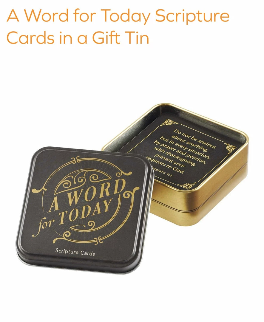 The Sparkling Spur Gifts/Grace A Word For Today Scripture Cards In A Gift Tin 5 The Sparkling Spur Gifts/Grace A Word For Today Scripture Cards In A Gift Tin
