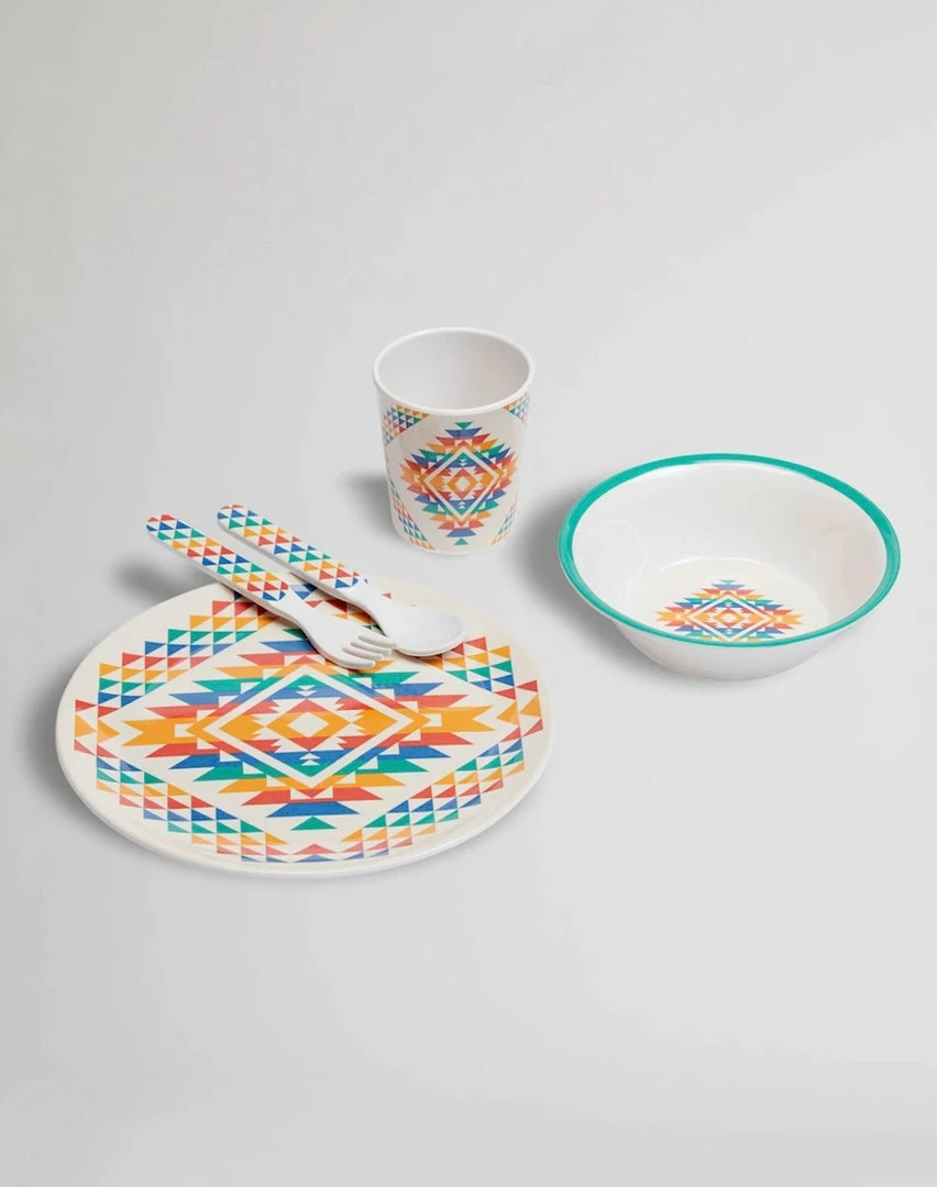 Pendleton Kid’s Smith Rock Melamine Dish Set 4 Pendleton Kid’s Smith Rock Melamine Dish Set