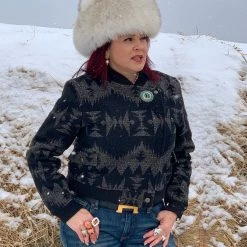 Pendleton Jackets Jacquard Bomber Jacket