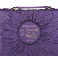 The Sparkling Spur Gifts/Grace She Is Clothed Bible Cover Proverbs 31:25