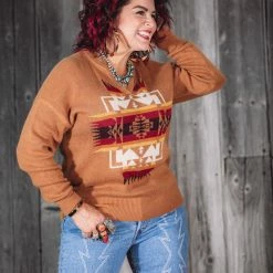 Pendleton Chief Joseph Sweater Tan