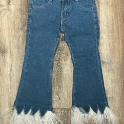 The Sparkling Spur Flare Jeans With Tulle Hem Kids Of A King