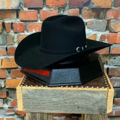 American Hat Company Men's Hats 40X BLACK FELT HAT