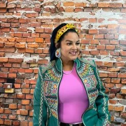 Double D Ranch - Folk Foray Collection Festival Of Colors Jacket