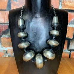 Peyote Bird Designs Mega Silver Bead Necklace Jewelry