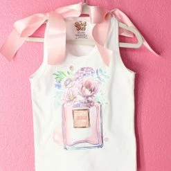The Sparkling Spur Kids Of A King Coco Perfume Bottle Tank With Ribbons