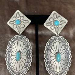 The Sparkling Spur Sonoran Turquoise Earrings