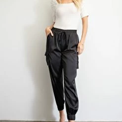 The Sparkling Spur Satin Jogging Pants