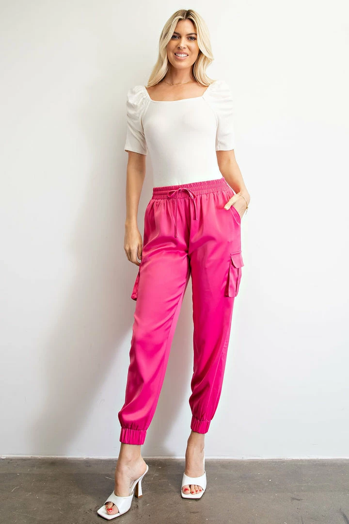 The Sparkling Spur Satin Jogging Pants 3 The Sparkling Spur Satin Jogging Pants