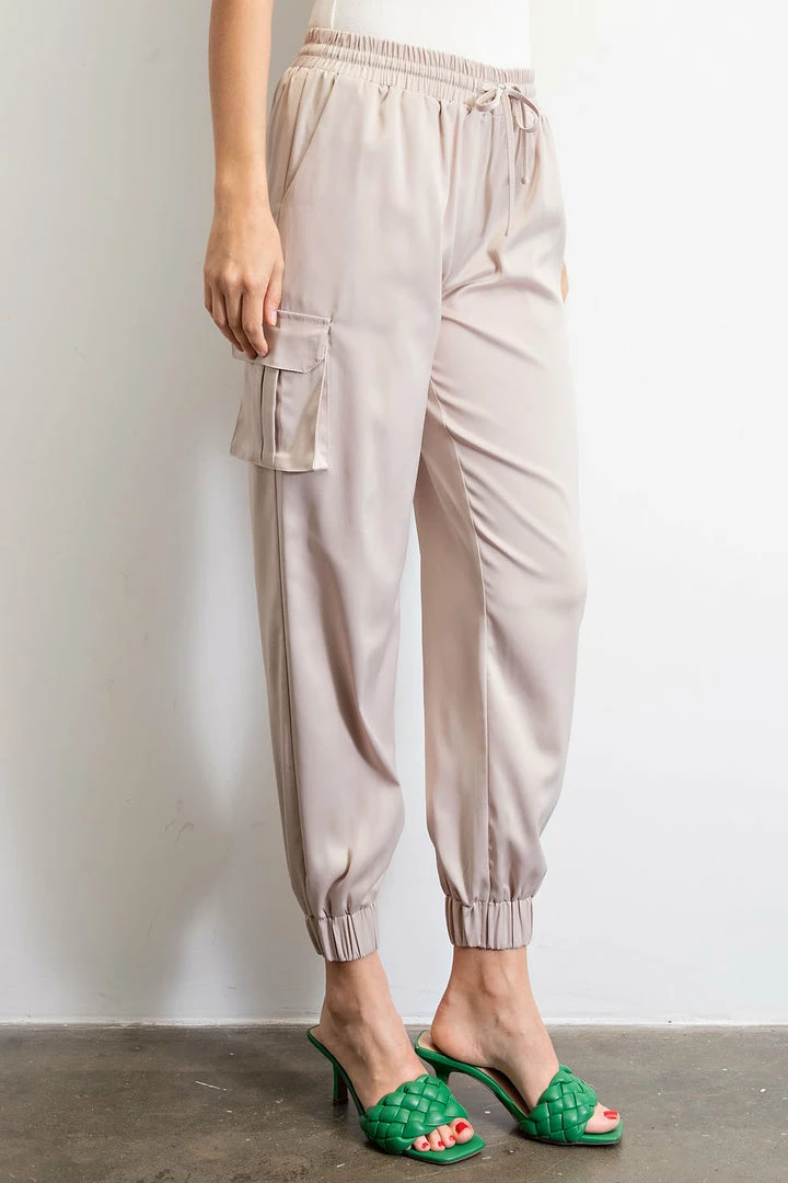 The Sparkling Spur Satin Jogging Pants 4 The Sparkling Spur Satin Jogging Pants