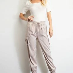 The Sparkling Spur Satin Jogging Pants